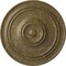 Ekena Millwork Classic Ceiling Medallion (For Canopies up to 5 1/2"), 21 7/8"OD x 2 3/8"P, Mississippi Mud Crackle CM22CLMMC - alternate 1